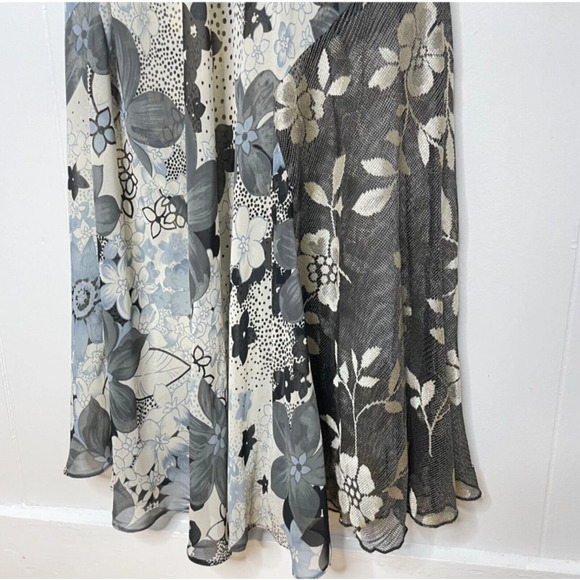 Spencer Alexis Floral Maxi Dress Y2K Fairy Grunge Sheer Lace Boho Maximalist 8 - Picture 10 of 10